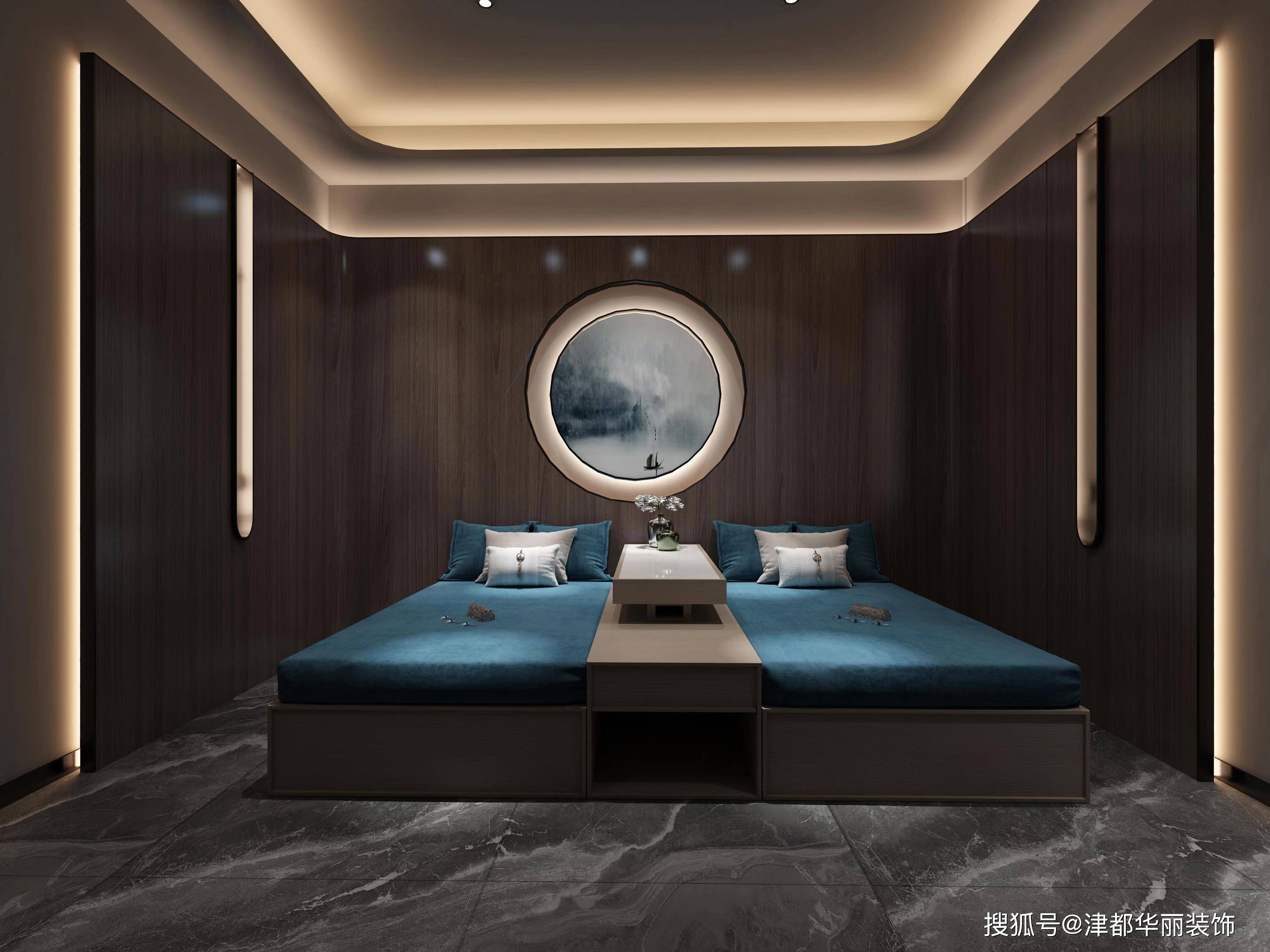 银川富阳足浴店装修设计方案鉴赏 津都华丽打造沉浸式康养空间